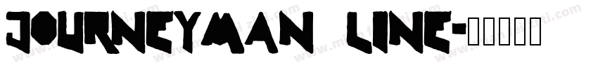 Journeyman Line字体转换